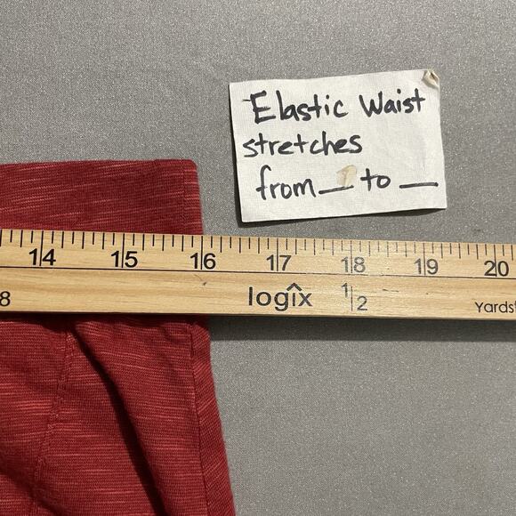 Horny Toad Escapade Skirt Size Small Red Organic Cotton Knit Eco Outdoors Casual - Picture 8 of 11